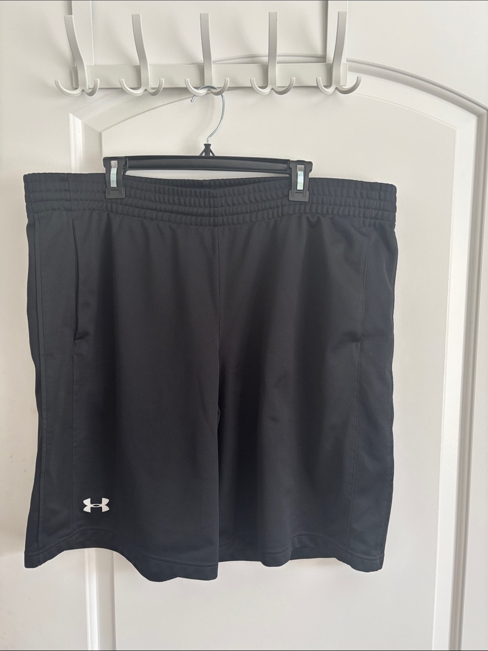 Under Armour Athletic Mesh Shorts Black Performance Training Shorts